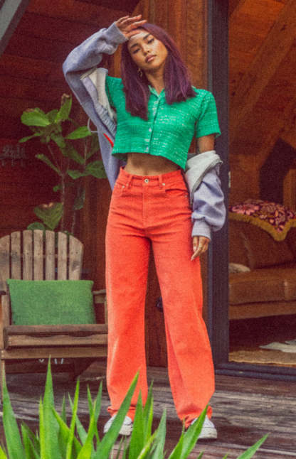 Beth Knit Polo Green-Vavasi.All Rights Reserved.