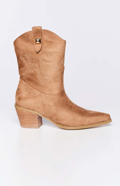 Billini Darla Tan Cowboy Boots-Vavasi.All Rights Reserved.