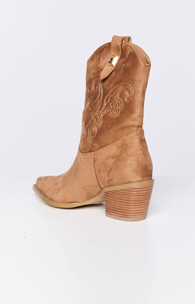 Billini Darla Tan Cowboy Boots-Vavasi.All Rights Reserved.