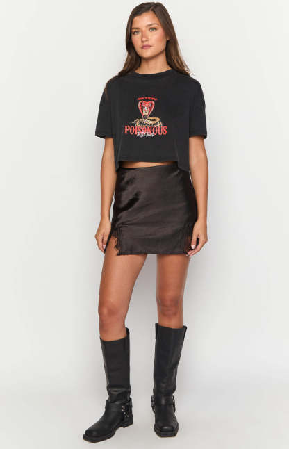 Born Wild Black Tee-Vavasi.All Rights Reserved.