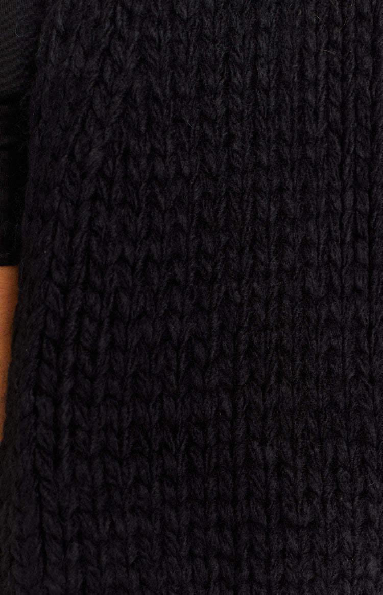 Bad Habits Black Knit Cardigan-Vavasi.All Rights Reserved.