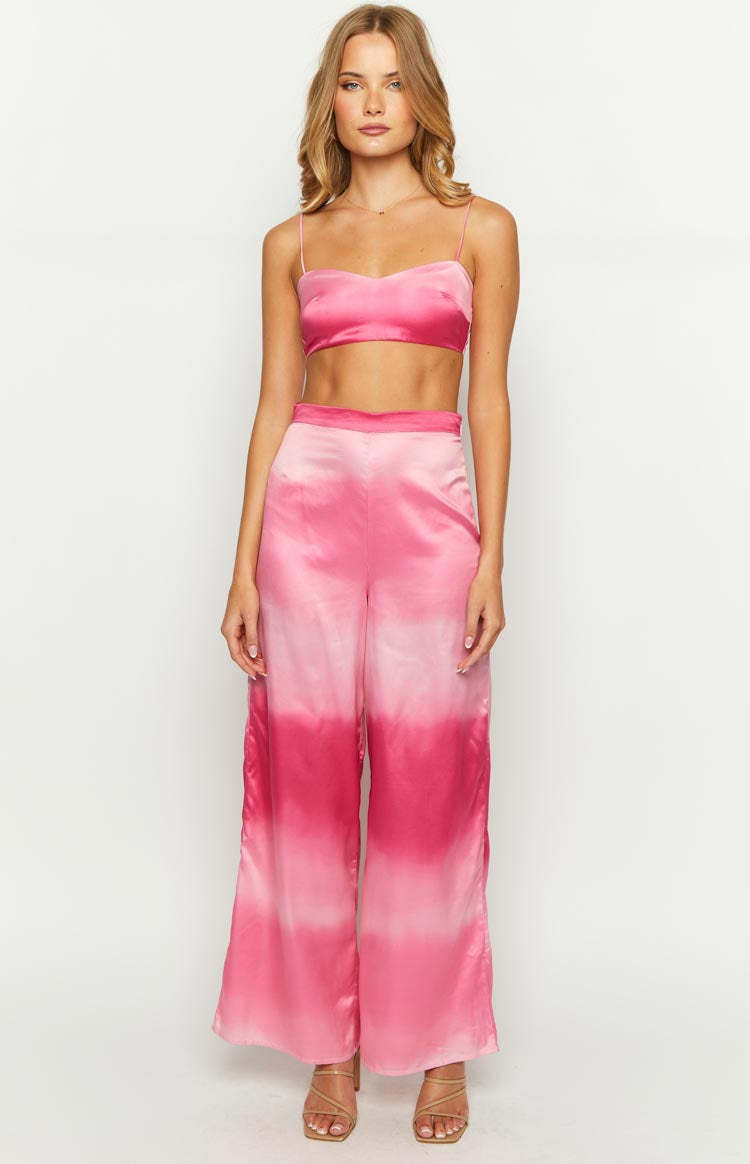 Bailee Pink Ombre Pants-Vavasi.All Rights Reserved.