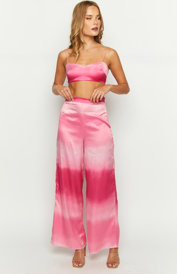 Bailee Pink Ombre Pants-Vavasi.All Rights Reserved.