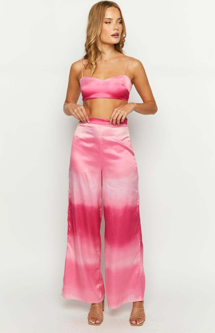 Bailee Pink Ombre Pants-Vavasi.All Rights Reserved.