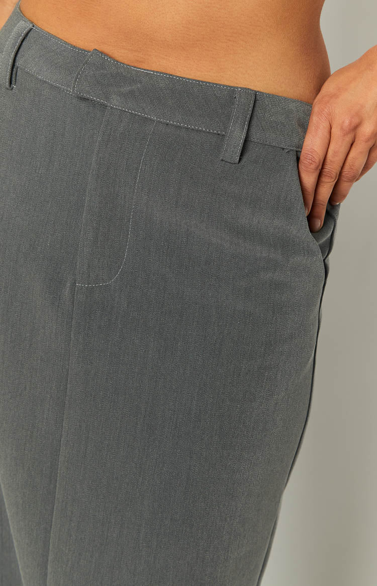 Banksi Grey Maxi Skirt-Vavasi.All Rights Reserved.
