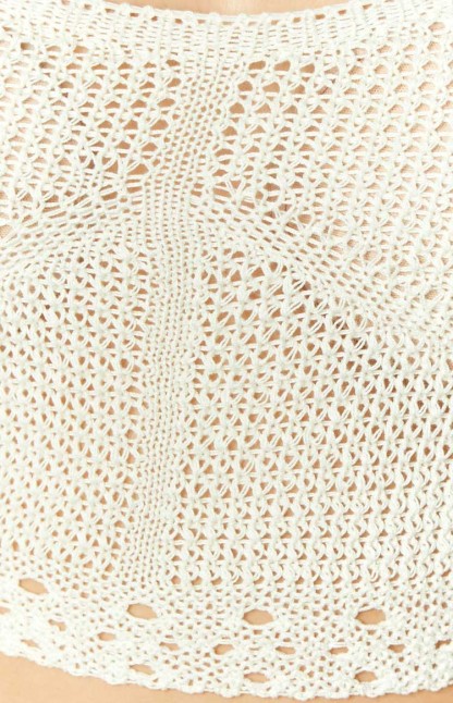 Barbara Cream Crochet Top-Vavasi.All Rights Reserved.