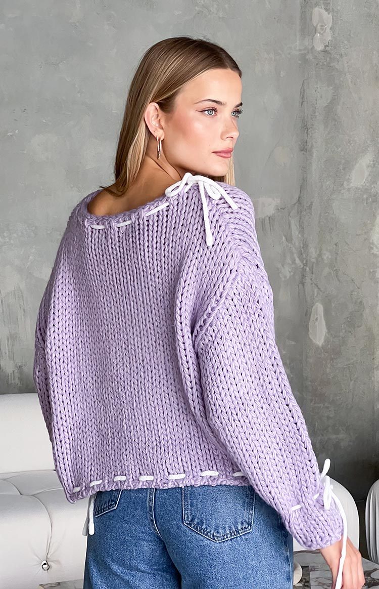 Bea Lilac Sweater-Vavasi.All Rights Reserved.