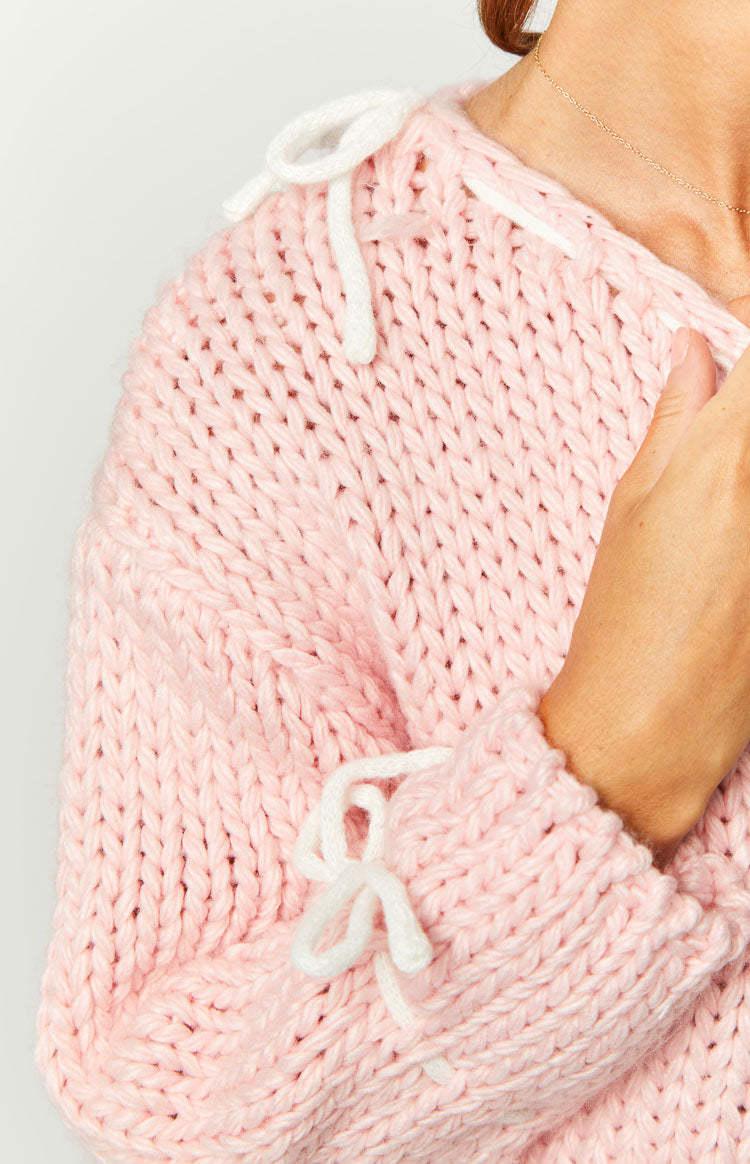 Bea Baby Pink Sweater-Vavasi.All Rights Reserved.