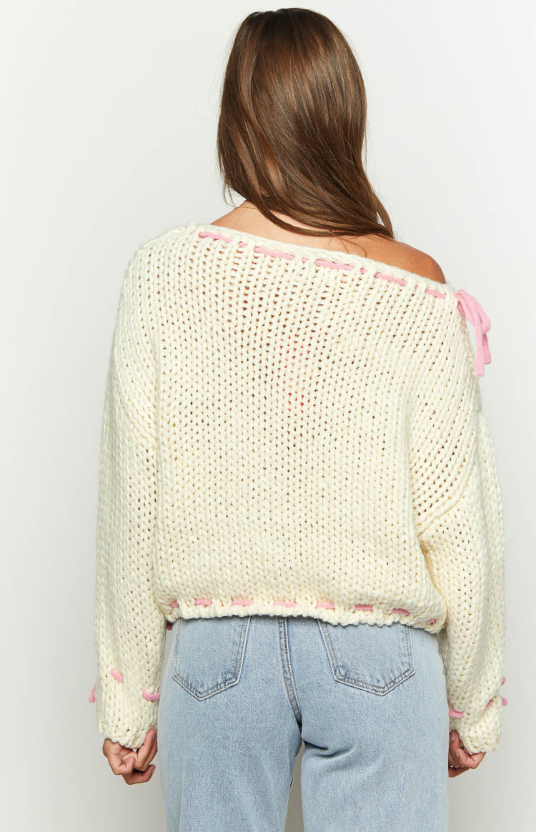 Bea Cream Sweater-Vavasi.All Rights Reserved.