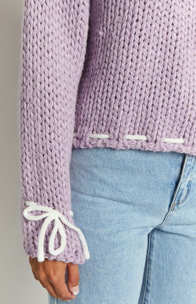 Bea Lilac Sweater-Vavasi.All Rights Reserved.