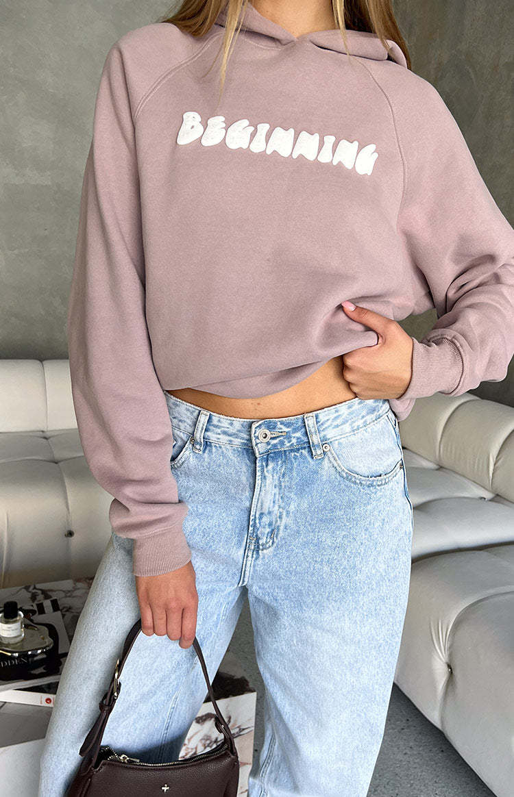 Beginning Beige Bubble Hoodie-Vavasi.All Rights Reserved.