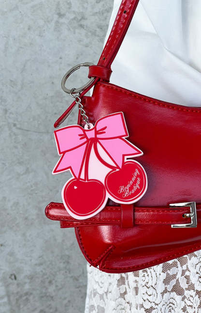 VavasiCherry Bow Keyring-Vavasi.All Rights Reserved.