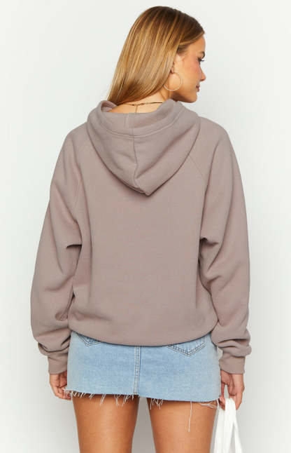 Beginning Beige Bubble Hoodie-Vavasi.All Rights Reserved.