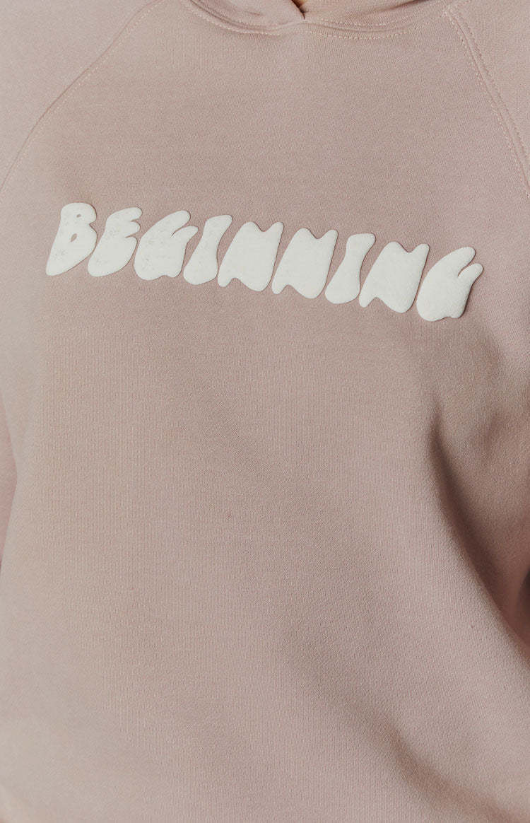 Beginning Beige Bubble Hoodie-Vavasi.All Rights Reserved.