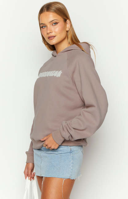 Beginning Beige Bubble Hoodie-Vavasi.All Rights Reserved.