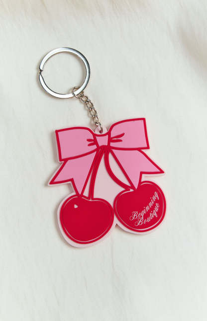 VavasiCherry Bow Keyring-Vavasi.All Rights Reserved.