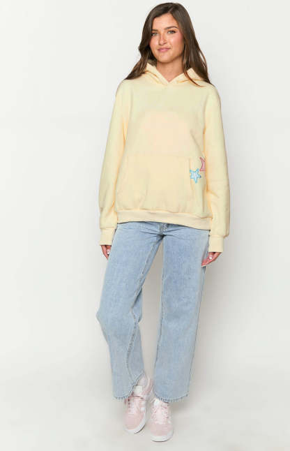 Beginning Cream Star Hoodie-Vavasi.All Rights Reserved.