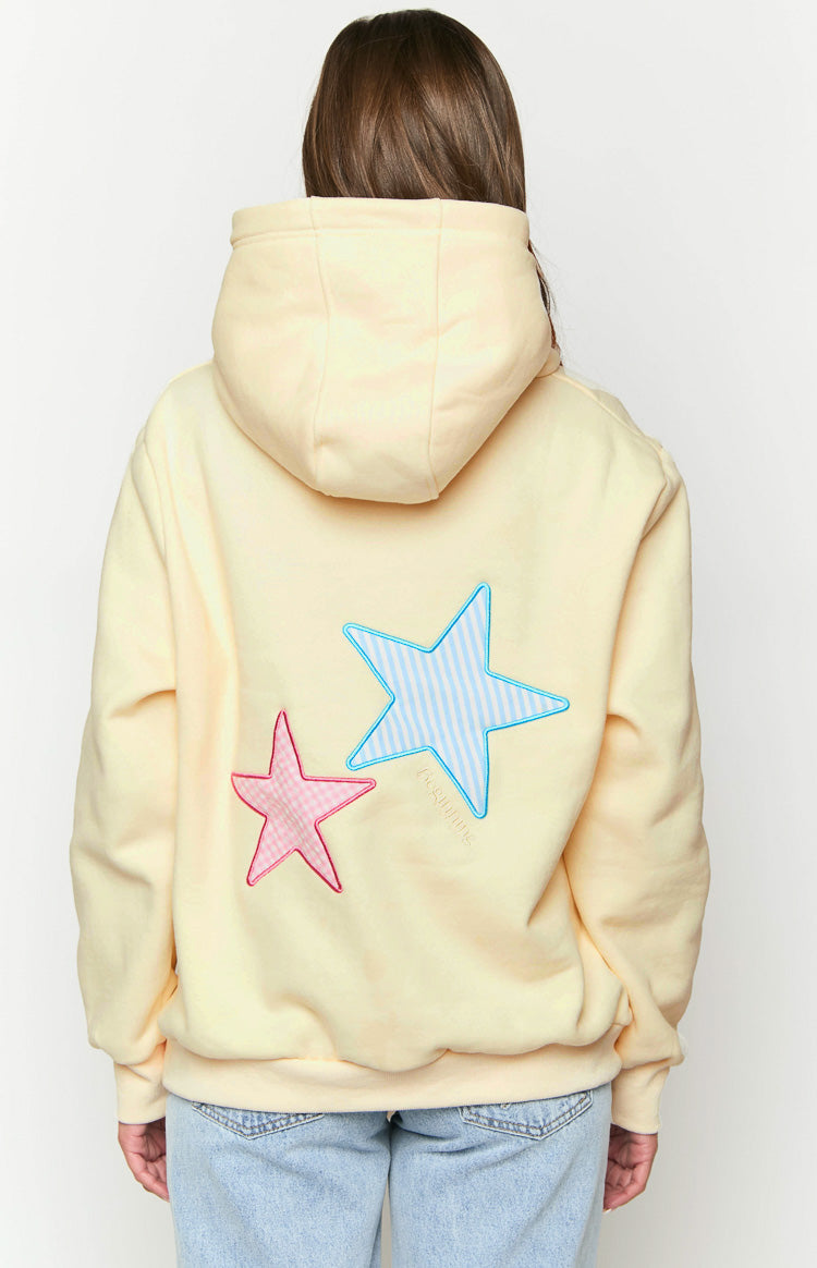 Beginning Cream Star Hoodie-Vavasi.All Rights Reserved.