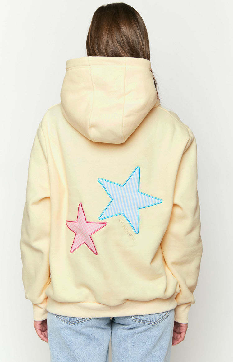 Beginning Cream Star Hoodie-Vavasi.All Rights Reserved.
