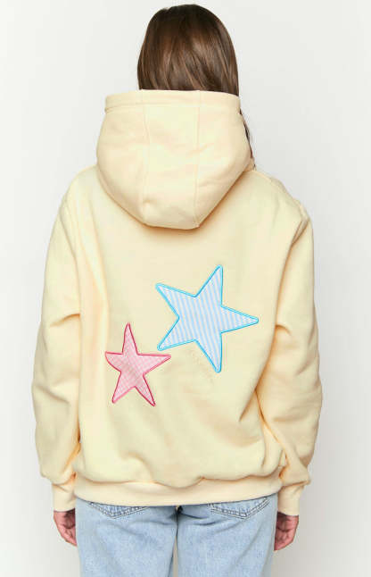 Beginning Cream Star Hoodie-Vavasi.All Rights Reserved.