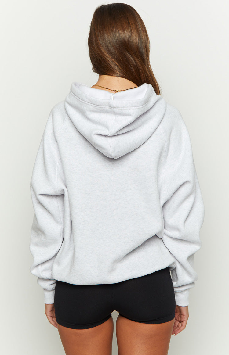Beginning Grey Marl Bubble Hoodie-Vavasi.All Rights Reserved.