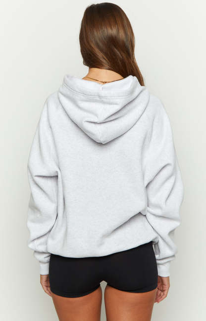 Beginning Grey Marl Bubble Hoodie-Vavasi.All Rights Reserved.