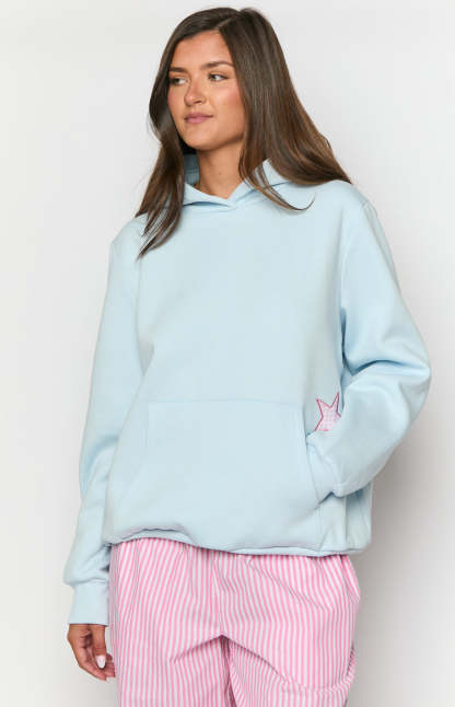 Beginning Light Blue Star Hoodie-Vavasi.All Rights Reserved.