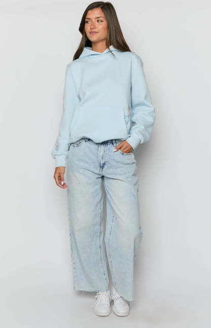 Beginning Light Blue Star Hoodie-Vavasi.All Rights Reserved.