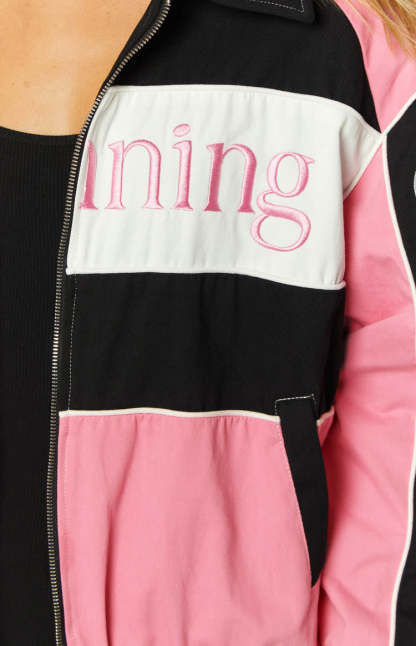 Beginning Pink Bomber Jacket-Vavasi.All Rights Reserved.