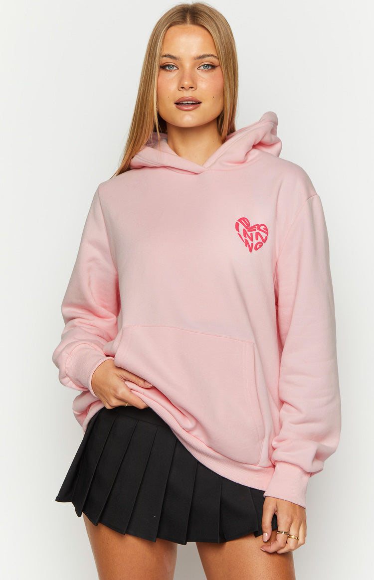 Beginning Pink Lovey Bubble Hoodie-Vavasi.All Rights Reserved.