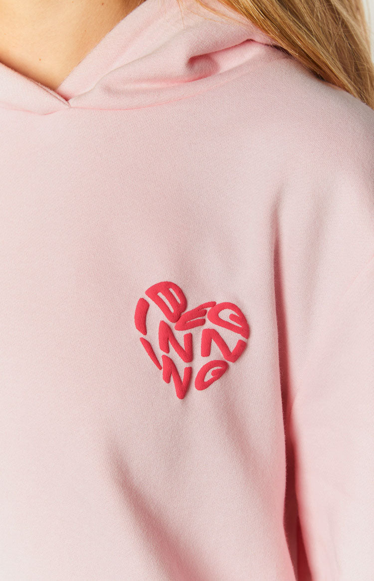 Beginning Pink Lovey Bubble Hoodie-Vavasi.All Rights Reserved.