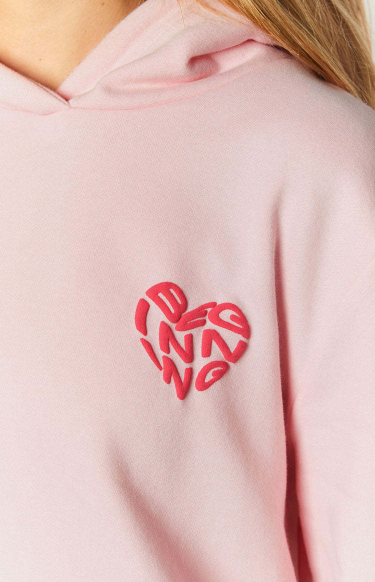 Beginning Pink Lovey Bubble Hoodie-Vavasi.All Rights Reserved.
