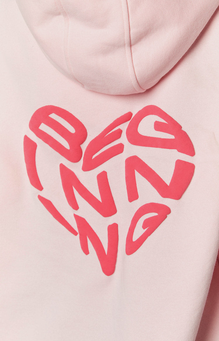 Beginning Pink Lovey Bubble Hoodie-Vavasi.All Rights Reserved.