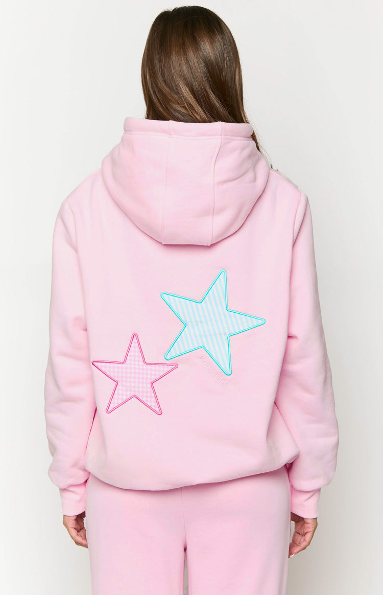 Beginning Pink Star Hoodie-Vavasi.All Rights Reserved.