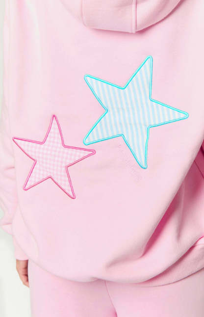 Beginning Pink Star Hoodie-Vavasi.All Rights Reserved.