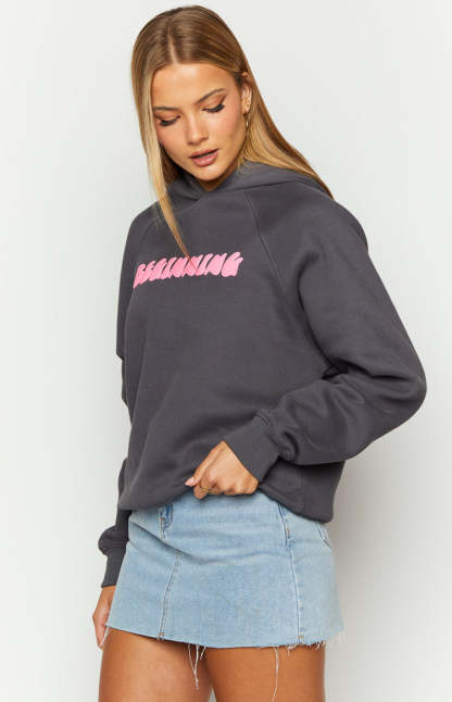 Beginning Slate Bubble Hoodie-Vavasi.All Rights Reserved.