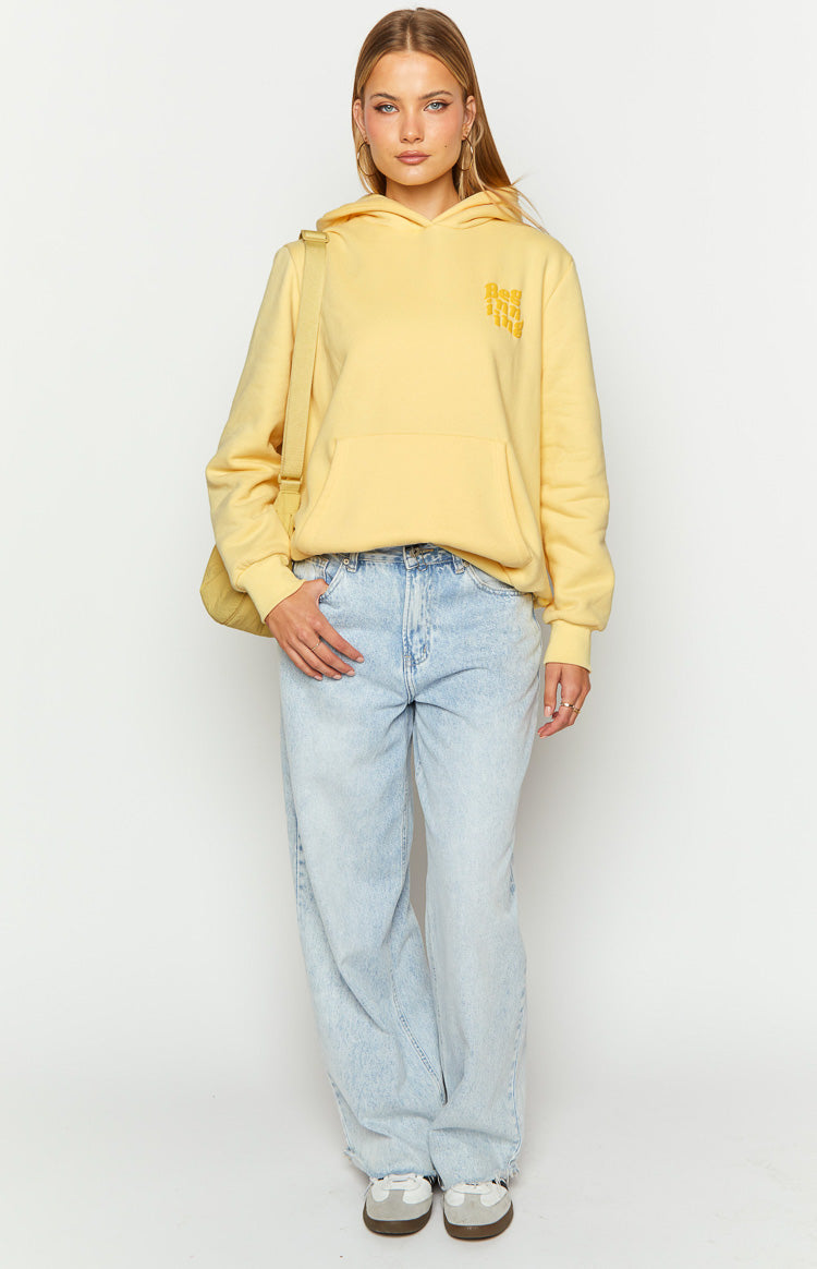 Beginning Yellow Snuggle Bubble Hoodie-Vavasi.All Rights Reserved.