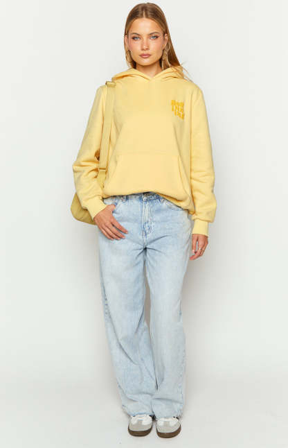 Beginning Yellow Snuggle Bubble Hoodie-Vavasi.All Rights Reserved.
