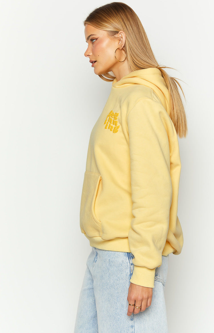 Beginning Yellow Snuggle Bubble Hoodie-Vavasi.All Rights Reserved.