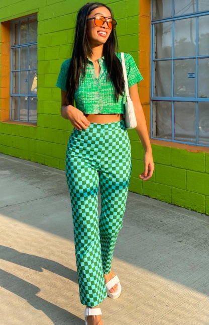 Beth Knit Polo Green-Vavasi.All Rights Reserved.