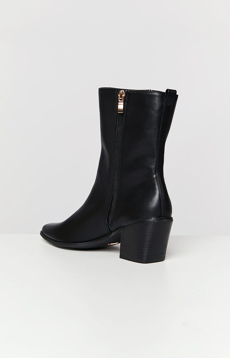 Billini Franklin Black Boots-Vavasi.All Rights Reserved.