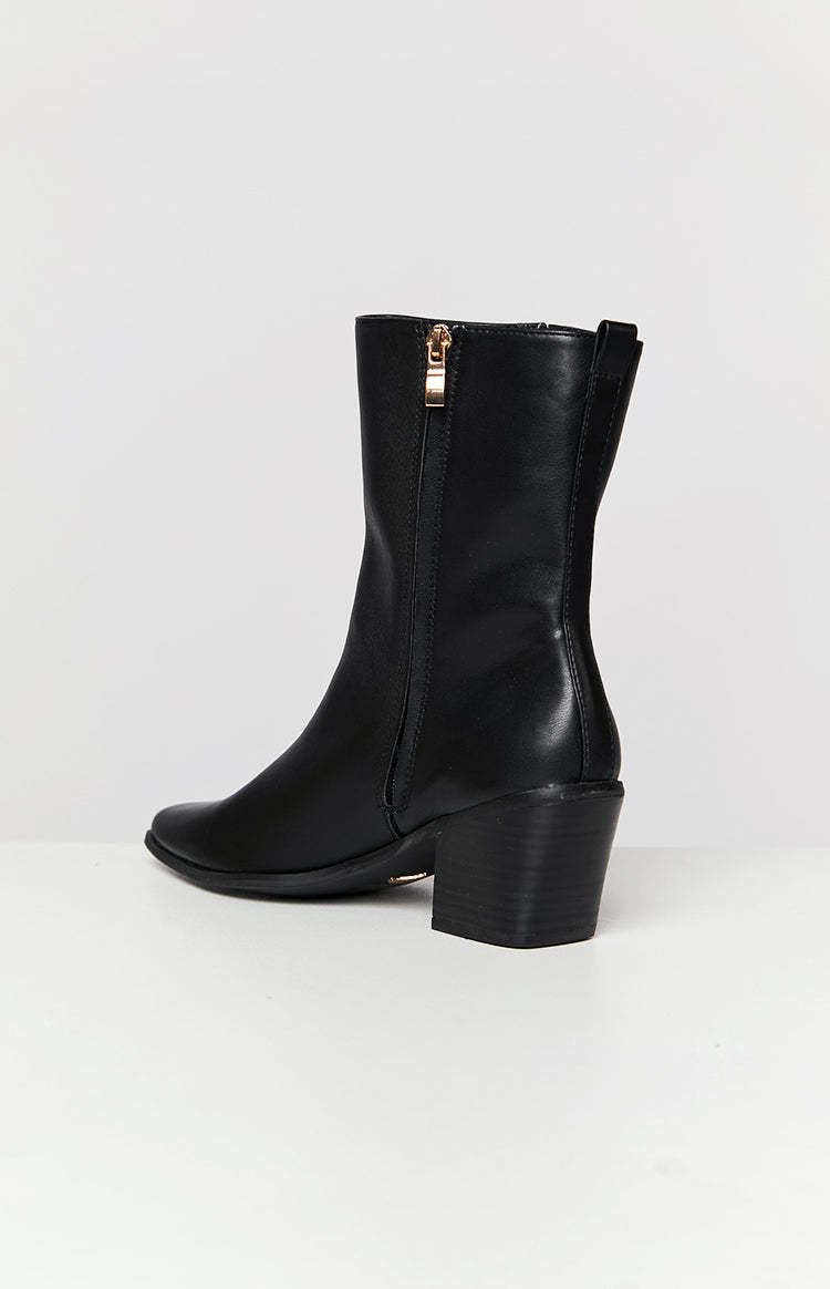 Billini Franklin Black Boots-Vavasi.All Rights Reserved.