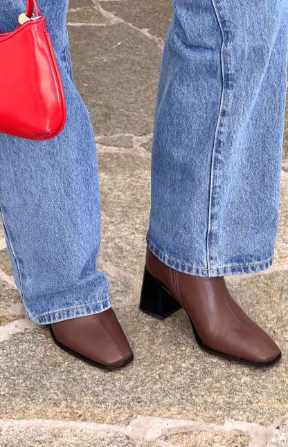 Billini Svea Brunette Ankle Boots-Vavasi.All Rights Reserved.