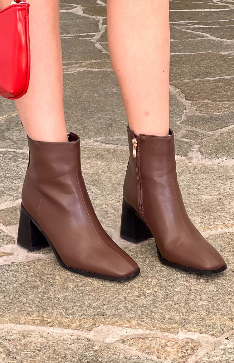 Billini Svea Brunette Ankle Boots-Vavasi.All Rights Reserved.