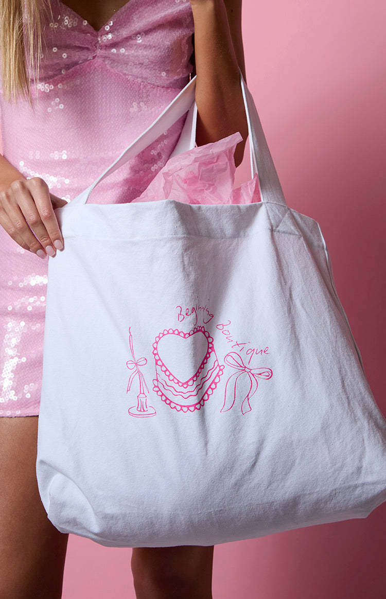 Birthday Cake Tote Bag-Vavasi.All Rights Reserved.