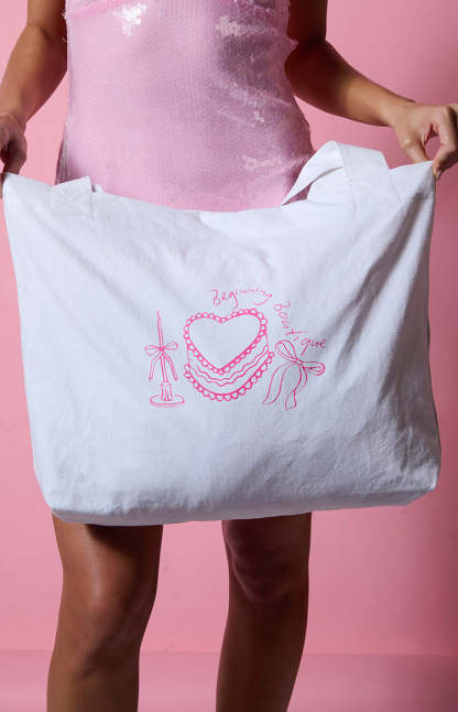 Birthday Cake Tote Bag-Vavasi.All Rights Reserved.