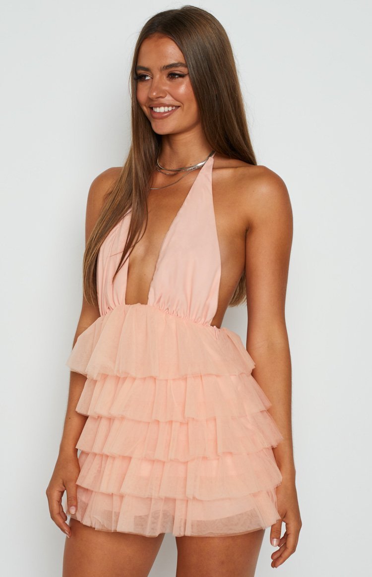 Birthday Cake Pink Mini Dress-Vavasi.All Rights Reserved.