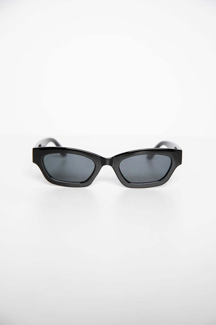 Black Slimline Sunglasses-Vavasi.All Rights Reserved.