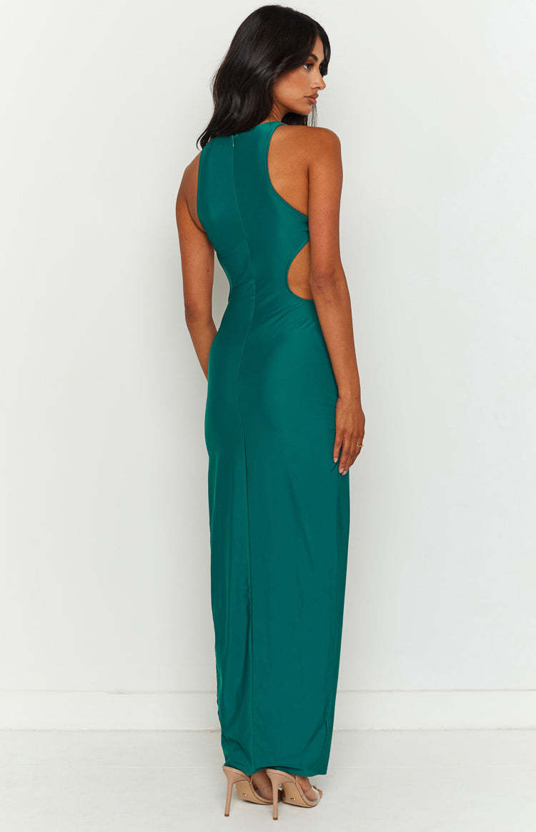 Blaire Green Maxi Dress-Vavasi.All Rights Reserved.