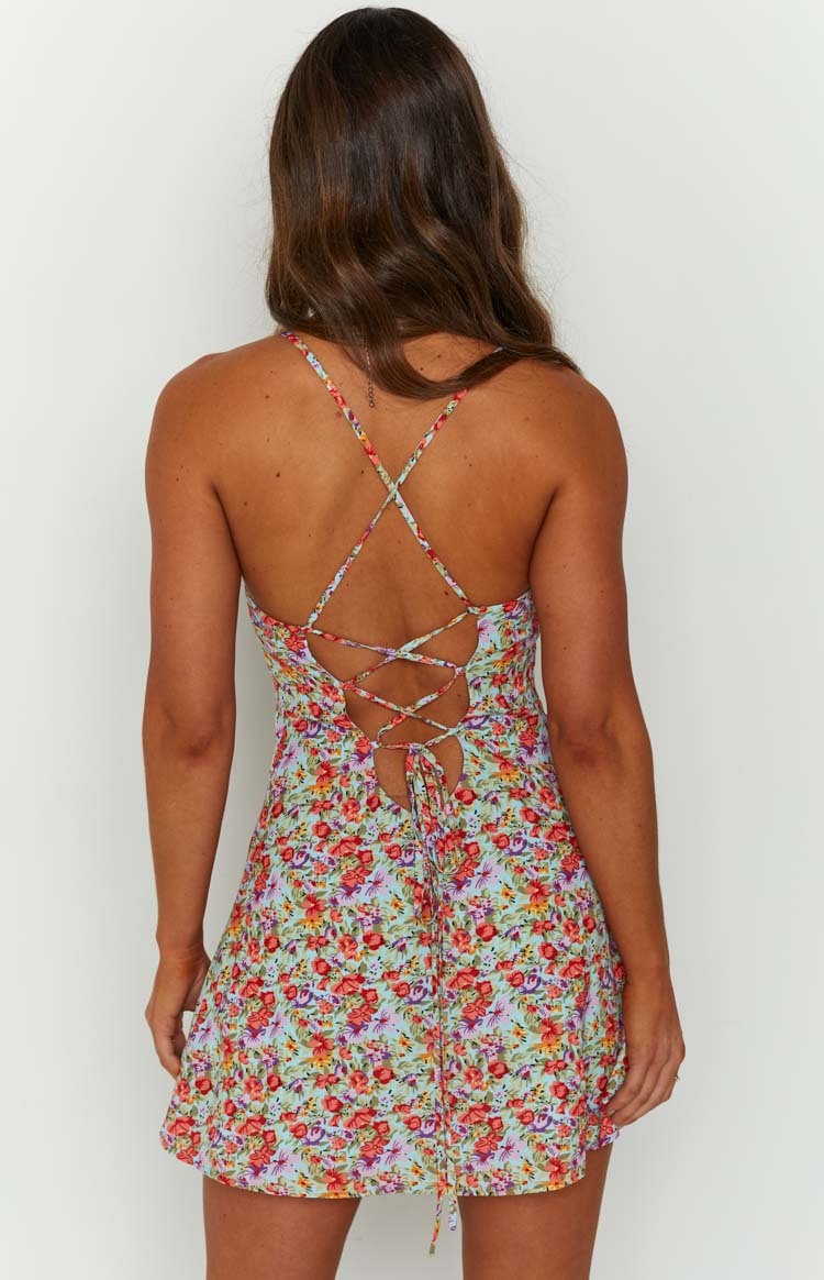 Blossom Floral Mini Dress-Vavasi.All Rights Reserved.